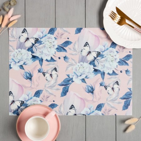 Napkin on the table "Happy Easter" (butterflies) PVC 40*29cm