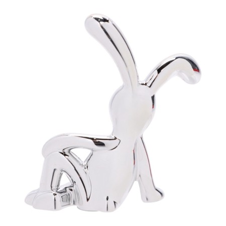 Toy on the car panel, bunnies, chrome, plastic, set 2 pcs-6