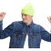Unisex hat Levis 2 Horse Patch Logo Beanie, OS Tech Size size