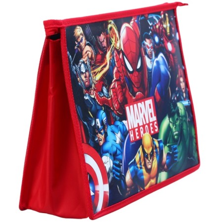 Plastic A4 folder, with zipper, spider-man-6
