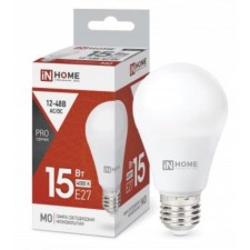 LED lamp In Home, E27, 15 W, 1200 lm, 4000 K, glow white glow