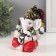 Polystone souvenir "Ganesha in the lotus pose, in red trousers" 10x10x12.5 cm