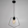 Economic light "Futuro" 1x40W E27 black 25x9x35 cm.