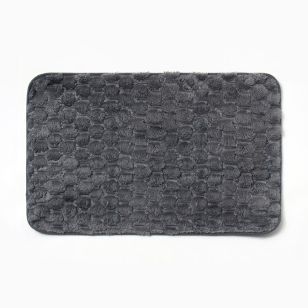 Bathroom mat Ethel "Rombs", col. Gray, 50x80 cm