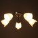 Six 5x15W E27 chandelier 52x52x15cm Bayerlux