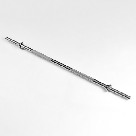 The bar for the rod is straight, metal, chrome, d = 28 mm, 120 cm