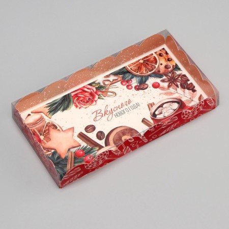 Cookie box, confectionery packaging, "magic mngtions", 10.5 x 20 x 3 cm, new year-1