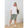Female T -shirt, size 56, white color