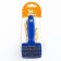 Pucoding plastic soft with rounded teeth, small, 6 x 13.5 cm, blue