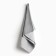 Ethel towel Grey 45x65 cm, 100% HL