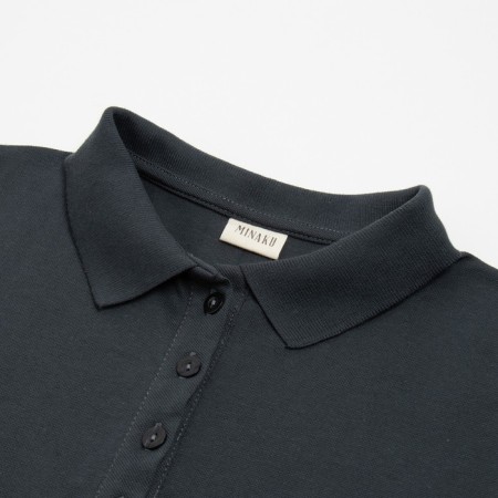 T-shirt (Polo) Women's Minaku Regular Fit: Graphite color, river 42-6
