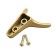 Furniture hook Cappio yak, two -rod, matte gold