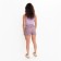Women's casual shorts, lilac color, size 48