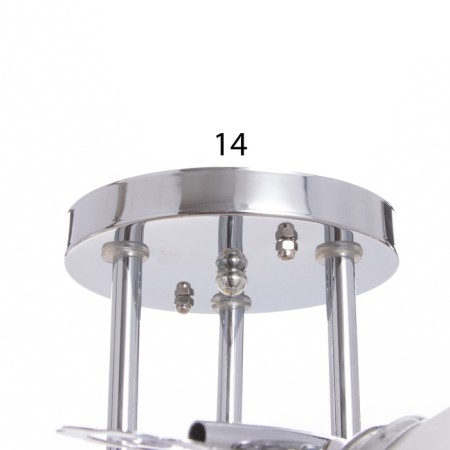 Bell chandelier 3x40W E27 Chrome Model: 2612356-5