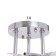 Bell chandelier 3x40W E27 Chrome Model: 2612356
