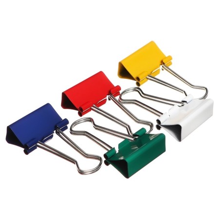 A set of clamps for cauliflower 15mm 60 pieces, 5 colors, in a plastic tube-1