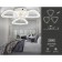 LED ceiling LED with Ambrella Light, Original, FA4508, 3HLED, 30 W, 2250LUM, 3000-6400K, white color, white