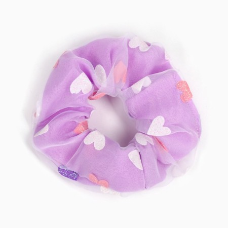 Hair elastic band "hearts", 11 cm, princesses-4