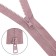 Tractor Lightning T10 (6 mm), two locks, length 70 cm, dusty dark rose