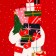 Package New Year's laminated "All in gifts", 32 x 26 x 12 cm.