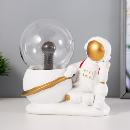 Plasmic ball "Space" White 15x10x18 cm Risalux-1