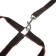 Set "Zononic": a leash 1.5 m with a triple arc, nylon tape, 20 mm, mix