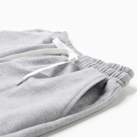 Women's shorts, color gray melange, size 44-1