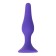 Anal plug A-Toys by Toyfa, silicone, purple, 11.3 cm