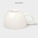 New Year's mug for the snow Cone, 370 ml, 14.5 × 10.8 × 7.2 cm, ceramics, white color.