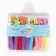 Gift set, hair gum 10 pcs, hairpin crab 12 pcs, cold heart