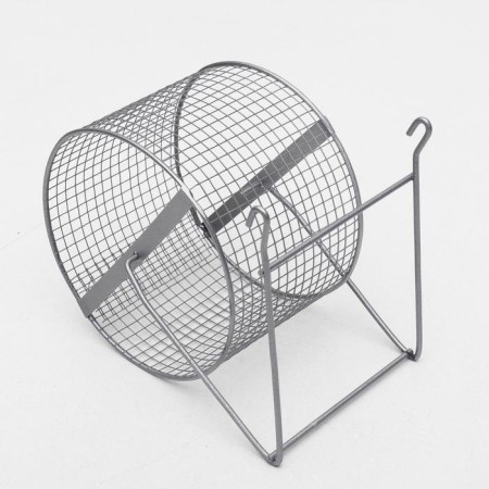 Wheel for rodents metal, mesh, 14 cm, chrome-2
