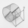 Wheel for rodents metal, mesh, 14 cm, chrome