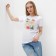 T -shirt female, white color, size 52