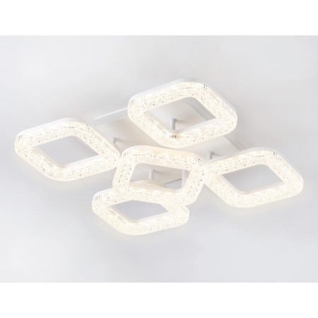 LED ceiling LED with Ambrella Light, Original, FA3914, 5XLED, 80 W, 6000LUM, 3000-6400K, white color.-4