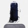 Tourist backpack, TAIF, 80 l, cord department, outer pocket, 2 side nets, blue/gray color