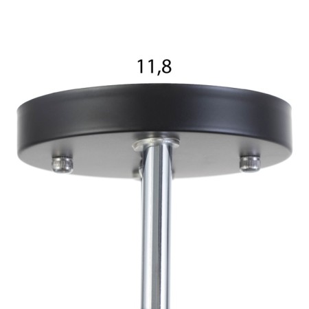 Chandelier "Drops" 5x60W E27 Black 55x55x25.5cm-6
