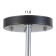 Chandelier "Drops" 5x60W E27 Black 55x55x25.5cm