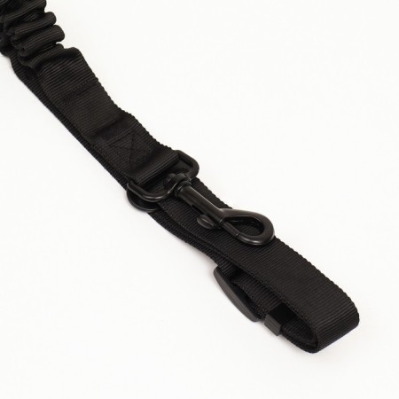 Safety belt for dog shock-absorbing, 54-75 x 2.5 cm, black-5