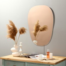 Wall mirror, 70x50 cm, with 1 plate