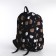 School backpack from lightning textiles, 3 pockets, pencil case, black color