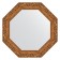 Mirror in the baguette frame, bronze vignette 85 mm, 65.4x65.4 cm