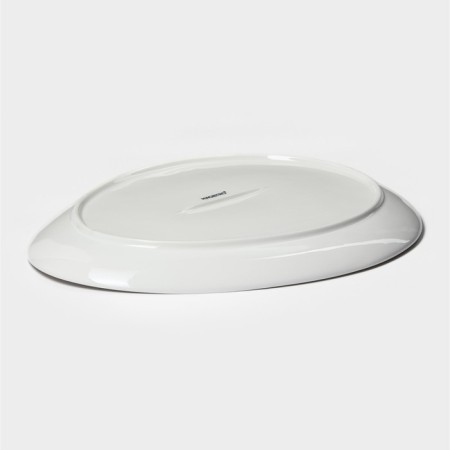Porcelain Serving dish Magistro "Blanche", D = 32 cm, white color-3