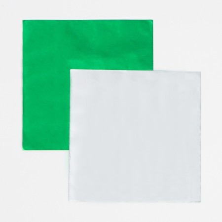 Foil for sweets 10*10cm 100pcs., Green-1