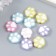 Decor for creativity Plastic "Paw" mix 1.7x1.5 cm