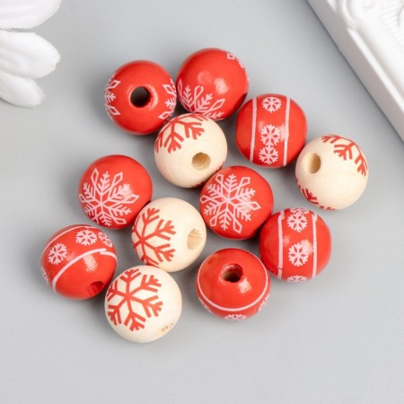 Busina tree for creativity "Snowflakes" d = 1.6 cm set 12 pcs