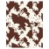 Pillow Roller "The skin of a cow, decorative, size 16x45 cm