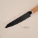 Kitchen Knock Sl Home "Olivia", universal, blade 12.7 cm, Dama steel, brown color