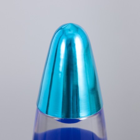 Lava-lamp "Rocket" 1x30W E14-R39 (wax) blue 11x11x41cm-4