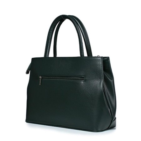 Tout bag, lightning department, green color 25x36.5x13cm-3