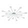 Ceiling lamp Starfall G4x3W